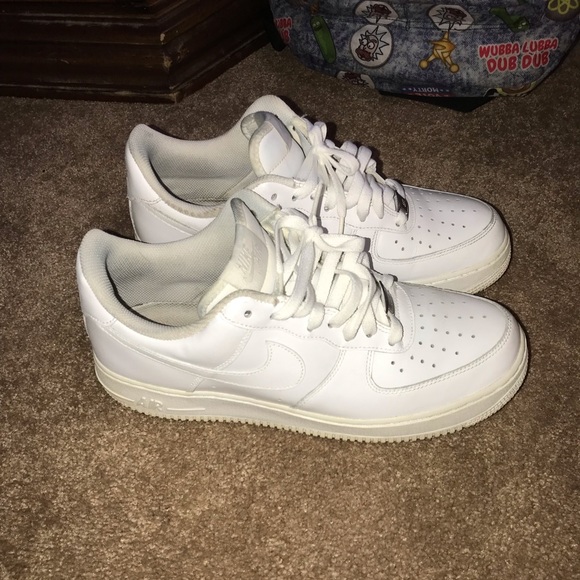 Nike Shoes | All White Air Force Ones 